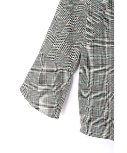 22 OCTOBRE（ヴァンドゥ－オクトーブル）の「リネン調リネーラーブラウス（シャツ/ブラウス・レディース・グレイッシュベージュ・38/40）」の17枚目の写真