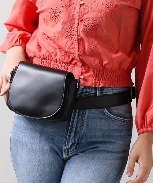 WEGO（ウィゴー）の「WEGO/2WAYウエストバッグ（ボディバッグ/ウエストポーチ・レディース・ブラック/ブラウン/パープル/ゴールド/シルバー・FREE）」の7枚目の写真