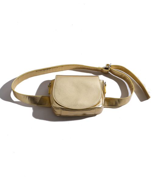 WEGO（ウィゴー）の「WEGO/2WAYウエストバッグ（ボディバッグ/ウエストポーチ・レディース・ブラック/ブラウン/パープル/ゴールド/シルバー・FREE）」の9枚目の写真