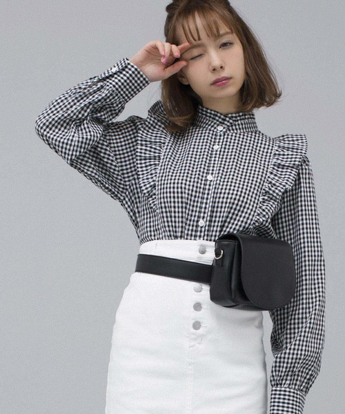 WEGO（ウィゴー）の「WEGO/2WAYウエストバッグ（ボディバッグ/ウエストポーチ・レディース・ブラック/ブラウン/パープル/ゴールド/シルバー・FREE）」の17枚目の写真