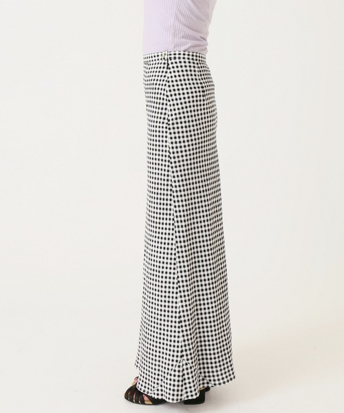 abc-LULU（エービーシールル）の「abc ギンガムバイアス マキシスカート2◆（スカート・レディース・ブラック・38/36/34）」の7枚目の写真