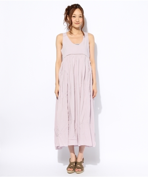 Kastane(カスタネ)の「【Kastane】ハシゴレースOP(ワンピース・レディース・オフホワイト/ラベンダー・FREE)」の3枚目の写真