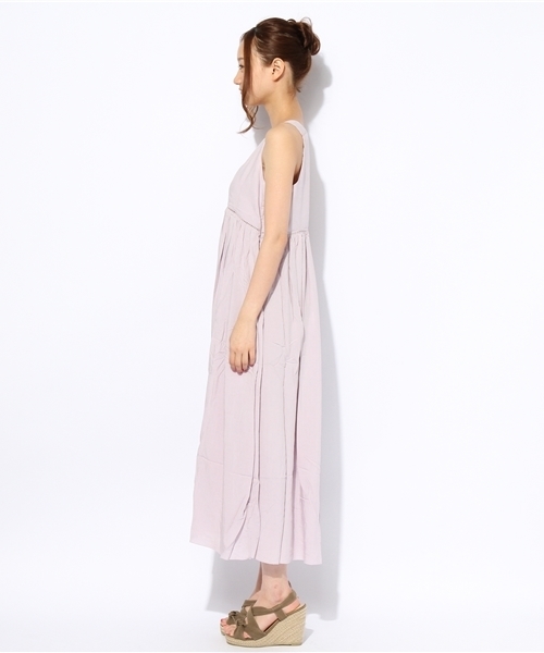 Kastane(カスタネ)の「【Kastane】ハシゴレースOP(ワンピース・レディース・オフホワイト/ラベンダー・FREE)」の4枚目の写真