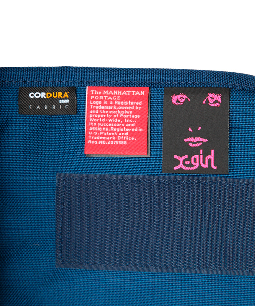 X-girl（エックスガール）の「X-girl×MANHATTAN PORTAGE QUILTED STARS 1605-JR（メッセンジャーバッグ・レディース・ネイビー・ONE SIZE）」の8枚目の写真