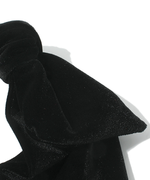 BEAMS BOY(ビームスボーイ)の「□ BEAMS BOY / ベロアリボン ヘアバンド(ヘアバンド・レディース・ブラック/ワイン/ダークグリーン/ネイビー・ONE SIZE)」の6枚目の写真