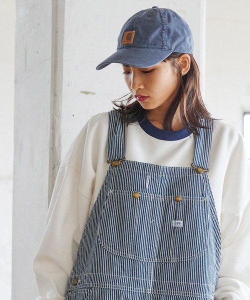Carhartt（カーハート）の「carhartt/カーハート キャップ ストラップバック ワンポイント 刺繍 ODESSA ウォッシュ加工（キャップ・メンズ・ブラック/ネイビー/グリーン系その他/ブルー系その他/ブラウン系その他2/ブラウン系その他/ブラウン系その他3/グリーン系その他2/グリーン系その他3/ブルー/グレー/レッド/イエロー/ブラック系その他/グレー系その他/ピンク系その他/グリーン系その他4/ブルー系その他2/ブラウン系/グリーン系その他5/レッド系その他2・FREE）」の16枚目の写真