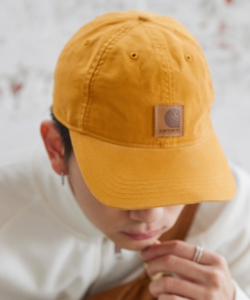 Carhartt（カーハート）の「carhartt/カーハート キャップ ストラップバック ワンポイント 刺繍 ODESSA ウォッシュ加工（キャップ・メンズ・ブラック/ネイビー/グリーン系その他/ブルー系その他/ブラウン系その他2/ブラウン系その他/ブラウン系その他3/グリーン系その他2/グリーン系その他3/ブルー/グレー/レッド/イエロー/ブラック系その他/グレー系その他/ピンク系その他/グリーン系その他4/ブルー系その他2/ブラウン系/グリーン系その他5/レッド系その他2・FREE）」の18枚目の写真
