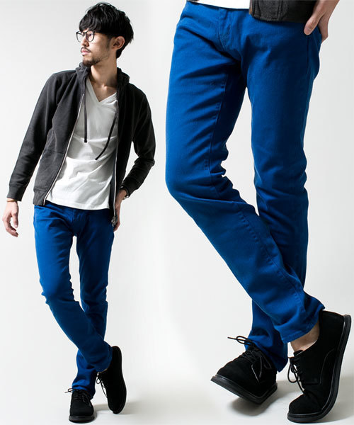 NANO universe(ナノユニバース)の「NU NARROW SLIM 5P(チノパンツ・メンズ・ベージュ/ブラック/ブルー/ボルドー/グレー・SMALL/MEDIUM/LARGE/X-LARGE)」の4枚目の写真