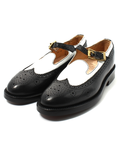 YUKETEN(ユケテン)の「YUKETEN / 2Tone Norman(ドレスシューズ・レディース・ライトブラウン/ブラック・W4.5B/W4B/W5B/W5.5B)」の2枚目の写真