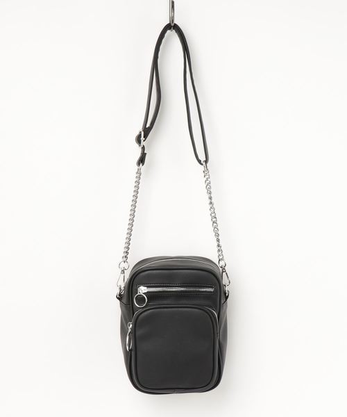 one way(ワンウェイ)の「縦型ショルダー(ショルダーバッグ・レディース・ブラック/ブラウン系その他/シルバー・FREE)」の2枚目の写真
