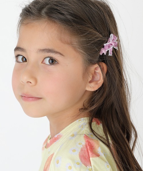 HAKKA KIDS（ハッカキッズ）の「オリジナルヘアクリップ（バレッタ/ヘアクリップ・キッズ・ピンク/シルバー・FREE）」の2枚目の写真