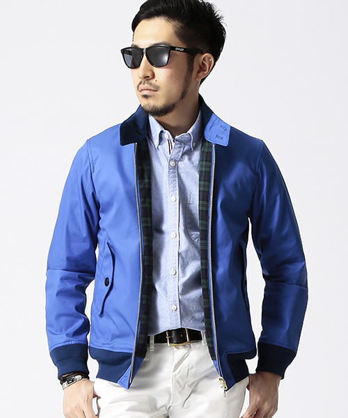 BEAMS(ビームス)の「○BEAMS / ストレッチ G9(ブルゾン・メンズ・ブラック/ベージュ/ブルー・SMALL/MEDIUM/LARGE)」の1枚目の写真