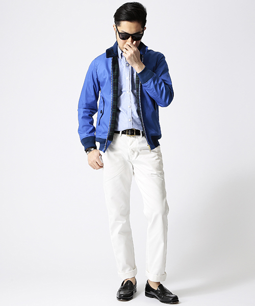 BEAMS(ビームス)の「○BEAMS / ストレッチ G9(ブルゾン・メンズ・ブラック/ベージュ/ブルー・SMALL/MEDIUM/LARGE)」の17枚目の写真