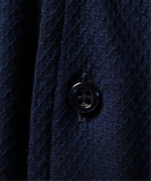 GUY ROVER（ギローバー）の「GUY ROVER / ギローバー チェーンジャージー カッタウェイ ポロシャツ（ポロシャツ・メンズ・ホワイト/ネイビー/ライトグレー/ブラウン系その他・MEDIUM/X-SMALL/SMALL/LARGE）」の16枚目の写真