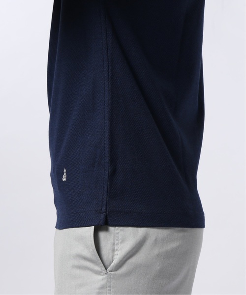 GUY ROVER（ギローバー）の「GUY ROVER / ギローバー チェーンジャージー カッタウェイ ポロシャツ（ポロシャツ・メンズ・ホワイト/ネイビー/ライトグレー/ブラウン系その他・MEDIUM/X-SMALL/SMALL/LARGE）」の12枚目の写真