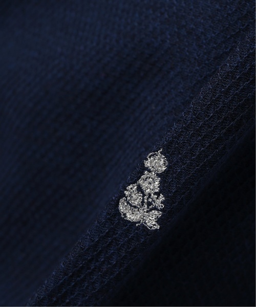 GUY ROVER（ギローバー）の「GUY ROVER / ギローバー チェーンジャージー カッタウェイ ポロシャツ（ポロシャツ・メンズ・ホワイト/ネイビー/ライトグレー/ブラウン系その他・MEDIUM/X-SMALL/SMALL/LARGE）」の18枚目の写真