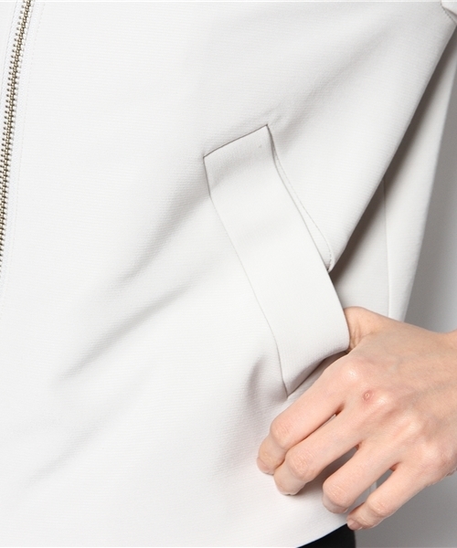 ESTNATION（エストネーション）の「ESTNATION ブルゾン（ブルゾン・レディース・ライトグレー/オフホワイト/ブラック・40/38）」の9枚目の写真