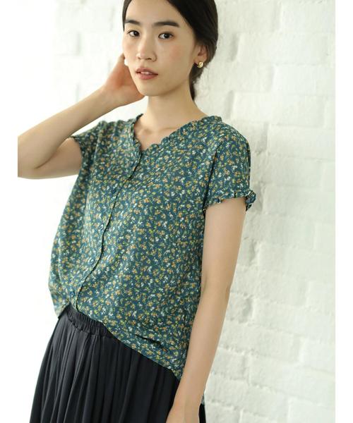 AMERICAN HOLIC（アメリカンホリック）の「両Vネックフリルフロントボタンブラウス　＊（シャツ/ブラウス・レディース・ドット/その他14/ブラック系その他5・FREE）」の20枚目の写真