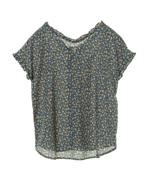 AMERICAN HOLIC（アメリカンホリック）の「両Vネックフリルフロントボタンブラウス　＊（シャツ/ブラウス・レディース・ドット/その他14/ブラック系その他5・FREE）」の18枚目の写真