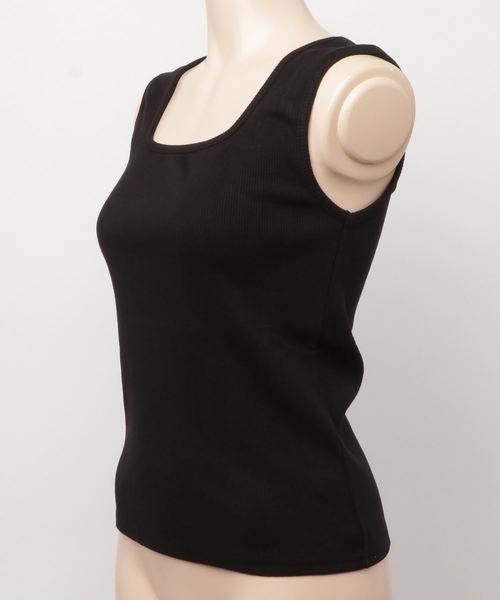 archives（アルシーヴ）の「スクエアタンク（タンクトップ・レディース・ブラック/オフホワイト/ピンク系その他/ブラウン/アイボリー・MEDIUM）」の6枚目の写真