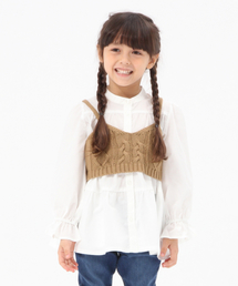 GLOBAL WORK | 【キッズ】ベストツキティアードチュニック/844639(シャツ/ブラウス)