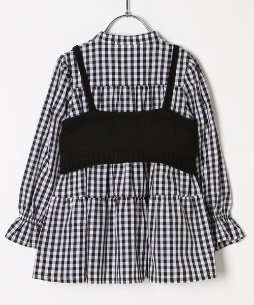 GLOBAL WORK（グローバルワーク）の「【キッズ】ベストツキティアードチュニック/844639（シャツ/ブラウス・キッズ・ベージュ/ホワイト/ブラック・SMALL/MEDIUM/LARGE/X-LARGE/XX-LARGE）」の5枚目の写真