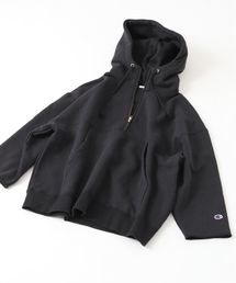 IENA | CHAMPION*IENA 別注 HALF ZIP フーディー◆(パーカー)