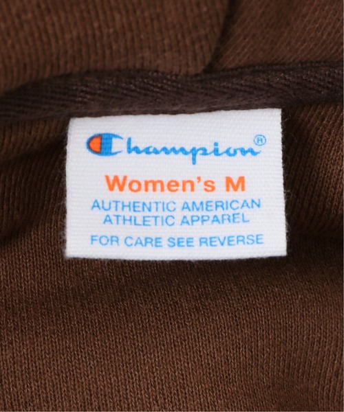 IENA（イエナ）の「CHAMPION*IENA 別注 HALF ZIP フーディー◆（パーカー・レディース・ブラック/グレー系その他/ブラウン・FREE）」の19枚目の写真