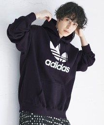 adidas アディダス TREFOIL HOODIE トレフォイル フーディー プルオーバーパーカー