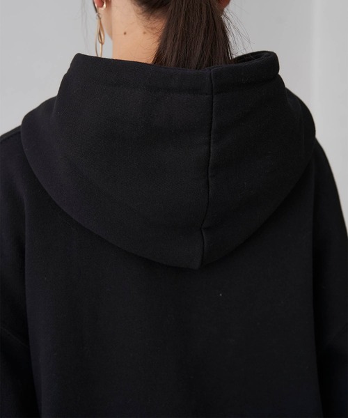 adidas(アディダス)の「adidas アディダス TREFOIL HOODIE トレフォイル フーディー プルオーバーパーカー(パーカー・レディース・ブラック/グレー/ブルー・S/M/L)」の10枚目の写真