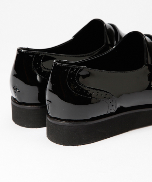 Ray BEAMS（レイビームス）の「PAM / メダリオンキルト モンクシューズ（ドレスシューズ・レディース・ブラック・39/38/35/37/36）」の4枚目の写真