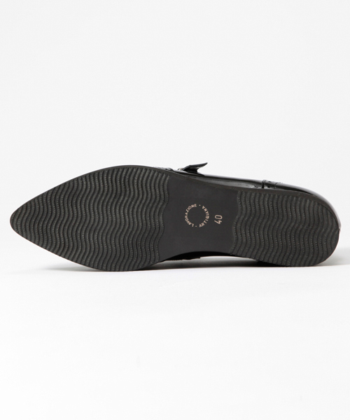 Ray BEAMS（レイビームス）の「PAM / メダリオンキルト モンクシューズ（ドレスシューズ・レディース・ブラック・39/38/35/37/36）」の6枚目の写真