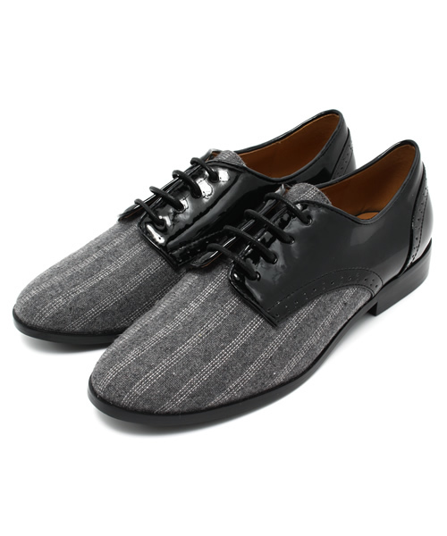 Another Edition（アナザーエディション）の「■レースアップフラットシューズ/AE PCG LaceUP FLT◆（その他シューズ・レディース・オフホワイト/その他1/その他2/グレー・SMALL/LARGE/MEDIUM）」の3枚目の写真