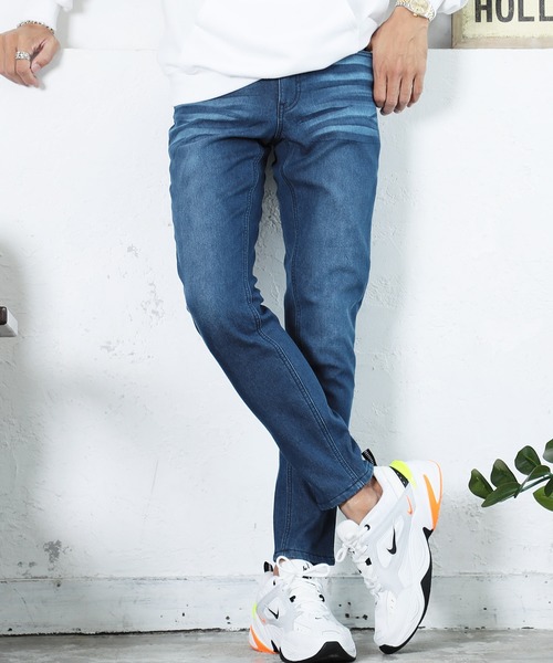 セール 裏起毛 ストレッチ スリムパンツ 防寒 暖かい スキニー パンツ チノパン デニム ジーンズ チノパンツ Jiggys Shop ジギーズショップ のファッション通販 Zozotown