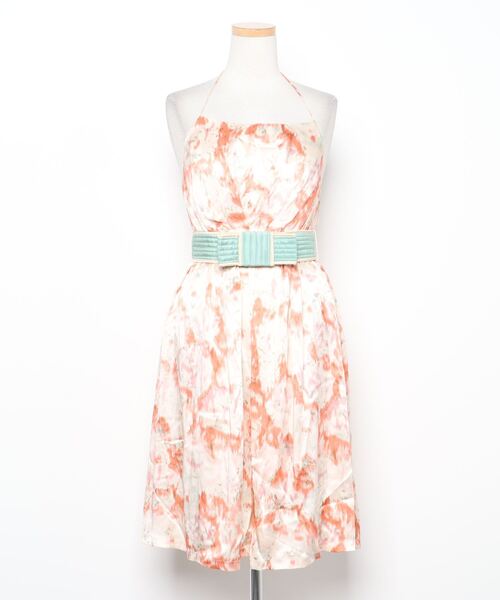 セール ブランド古着 総柄ホルターネックワンピース ワンピース Velnica ヴェルニカ のファッション通販 Zozoused