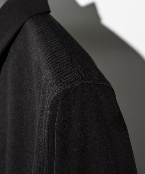 Kappa（カッパ）の「Kappa(カッパ)ストレッチリブシャツ（シャツ/ブラウス・メンズ・ブラック/ネイビー・S/M/L）」の7枚目の写真