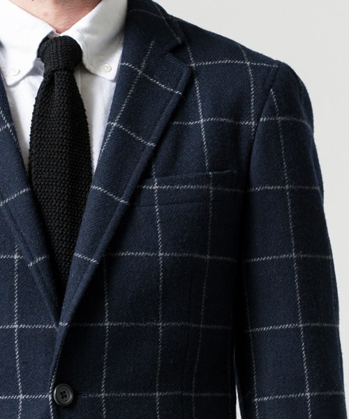 green label relaxing（グリーンレーベルリラクシング）の「□T/W W/P SHORT 2B ジャケット（テーラードジャケット・メンズ・ダークグレー/ネイビー・MEDIUM/LARGE/X-LARGE/SMALL）」の6枚目の写真