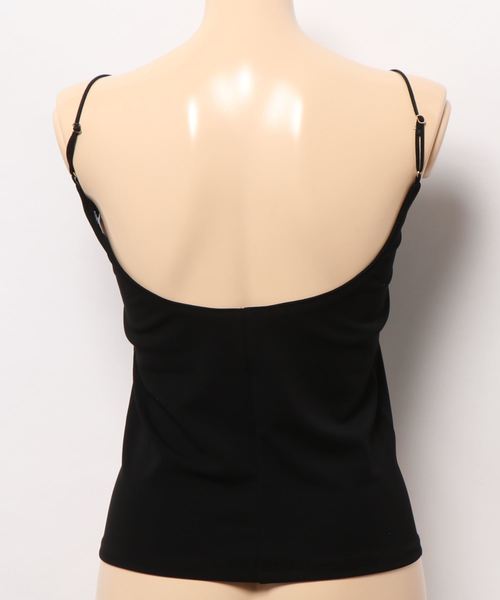 DRESSLAVE（ドレスレイブ）の「inner cami(カップインキャミソール)（キャミソール・レディース・ブラック/グレー・38）」の5枚目の写真