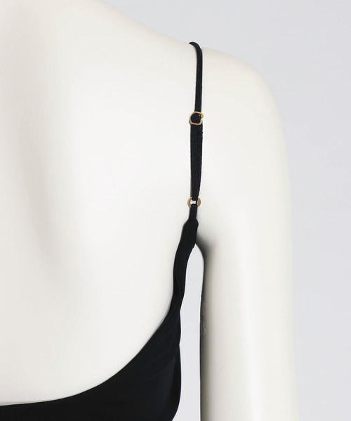 DRESSLAVE（ドレスレイブ）の「inner cami(カップインキャミソール)（キャミソール・レディース・ブラック/グレー・38）」の7枚目の写真