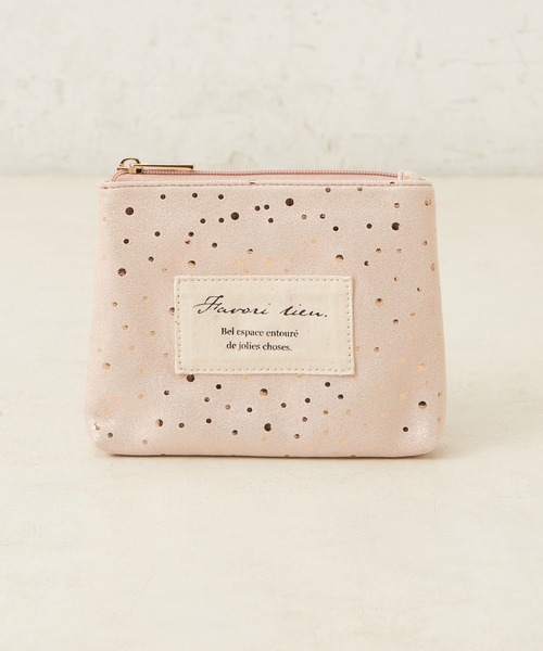 one after another NICE CLAUP（ワンアフターアナザーナイスクラップ）の「PVCポーチ付き３点バッグ（ショルダーバッグ・レディース・アイボリー/グレー/ピンク・FREE）」の14枚目の写真