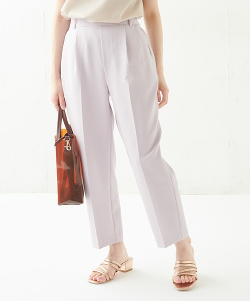 natural couture(ナチュラルクチュール)の「【WEB限定カラー有り】プチプラ美シルエットテーパードSサイズ(その他パンツ・レディース・ミント/グリーン/ラベンダー/アイボリー/ブラック/イエロー/オレンジ・SMALL)」の20枚目の写真