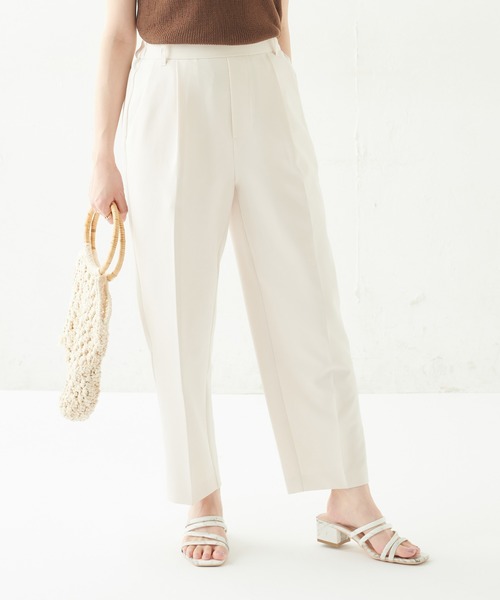 natural couture(ナチュラルクチュール)の「【WEB限定カラー有り】プチプラ美シルエットテーパードSサイズ(その他パンツ・レディース・ミント/グリーン/ラベンダー/アイボリー/ブラック/イエロー/オレンジ・SMALL)」の10枚目の写真