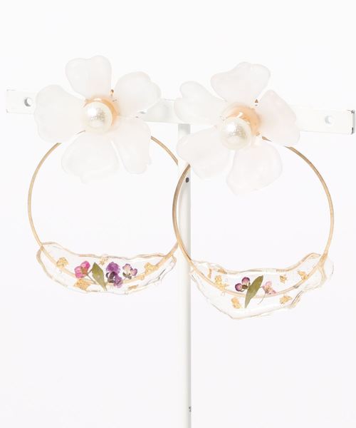 tone(トーン)の「【LADYLOCY】gold ring pierce(ピアス(両耳用)・レディース・ゴールド・FREE)」の1枚目の写真