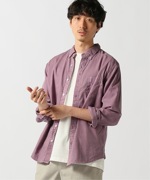 SAVE KHAKI UNITED（セーブカーキユナイテッド）の「SKU BEACH OXFORD B.D. SHIRT＃（シャツ/ブラウス・メンズ・ブラック/グレー/ダークブルー/パープル系その他・SMALL/MEDIUM/X-SMALL/LARGE）」の19枚目の写真