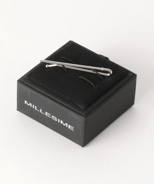 green label relaxing（グリーンレーベルリラクシング）の「＜MILLESIME＞ボールポイントバー2 ネクタイピン（ネクタイピン・メンズ・シルバー・FREE）」の6枚目の写真