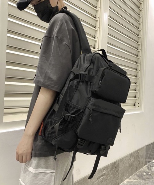 WESTBOY(ウエストボーイ)の「タクティカルバッグパック/リュック WB2014【WB ORIGINALS】(バックパック/リュック・メンズ・ブラック・FREE)」の6枚目の写真