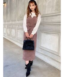 ワンピース ピンク 桃色系 コーデュロイ ファッション通販 Zozotown