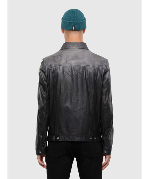 DIESEL（ディーゼル）の「メンズ レザージャケット シープスキン
