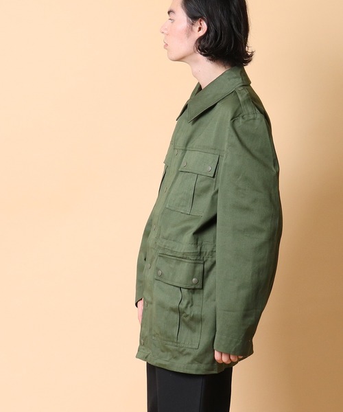 L.A.G グランジ ミリタリージャケット コート COLIMBO 【ZX-0110 ROSSIGNOL SQDR MOTORCYCLE COAT ＜CHARCOAL