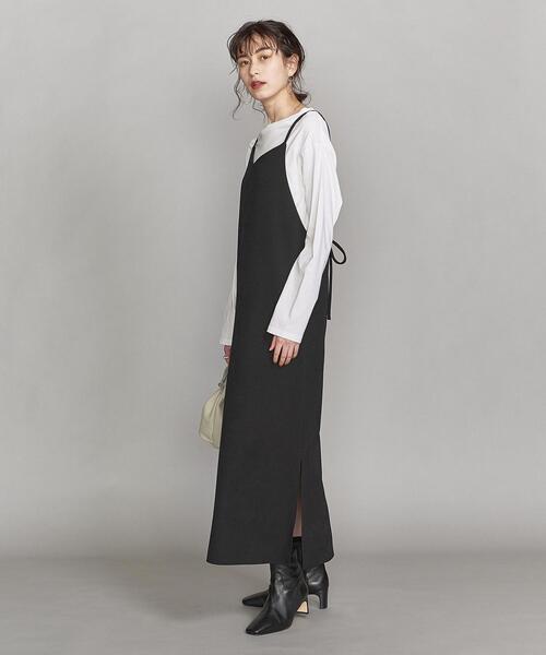 【早い者勝ち】 ビューティーアンドユース　リネン バックリボン　ワンピース BEAUTY&YOUTH UNITED ARROWS（ビューティーアンドユース